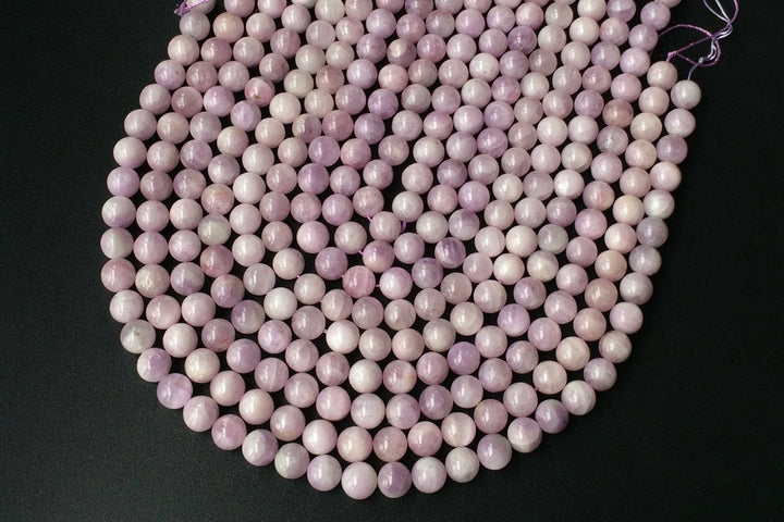 15.5" 10mm Natural Kunzite round beads , Light purple gemstone