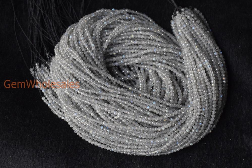 Labradorite - Round faceted- beads supplier