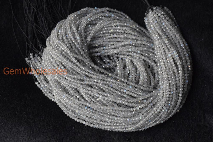 Labradorite - Round faceted- beads supplier