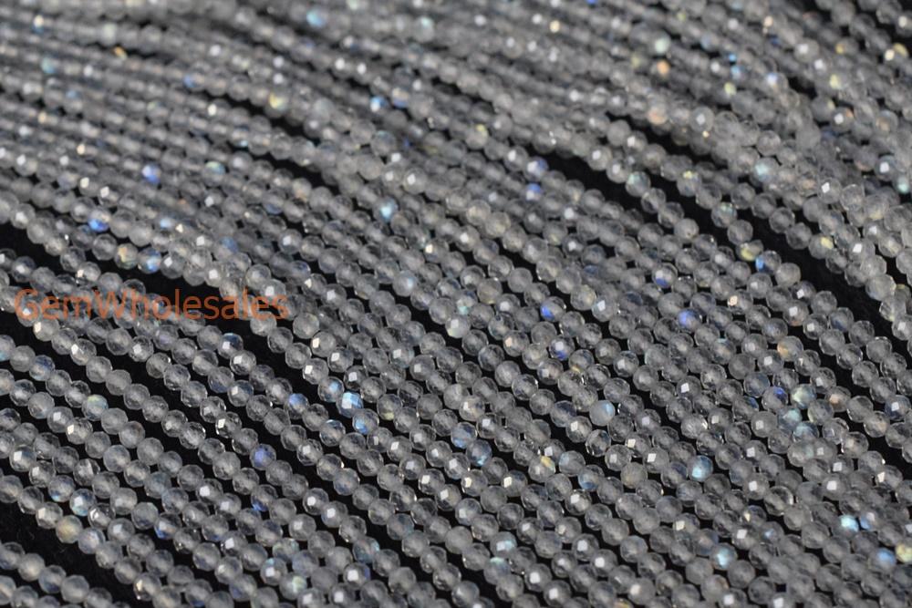 Labradorite - Round faceted- beads supplier