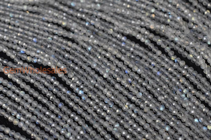 Labradorite - Round faceted- beads supplier