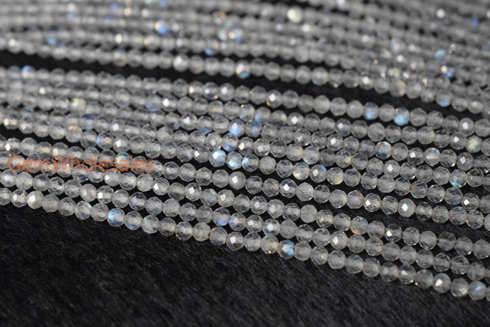 Labradorite - Round faceted- beads supplier