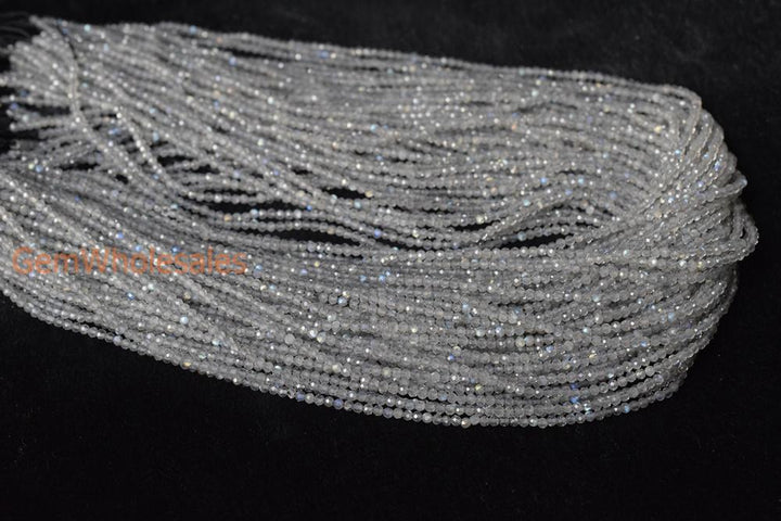 Labradorite - Round faceted- beads supplier