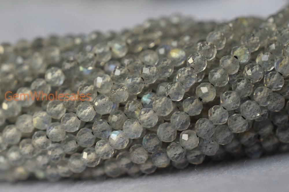 Labradorite - Round faceted- beads supplier