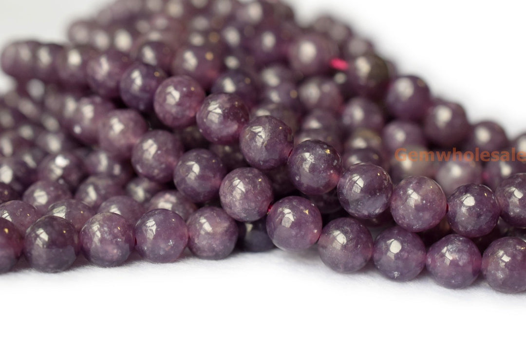 Lepidolite - Round- beads supplier