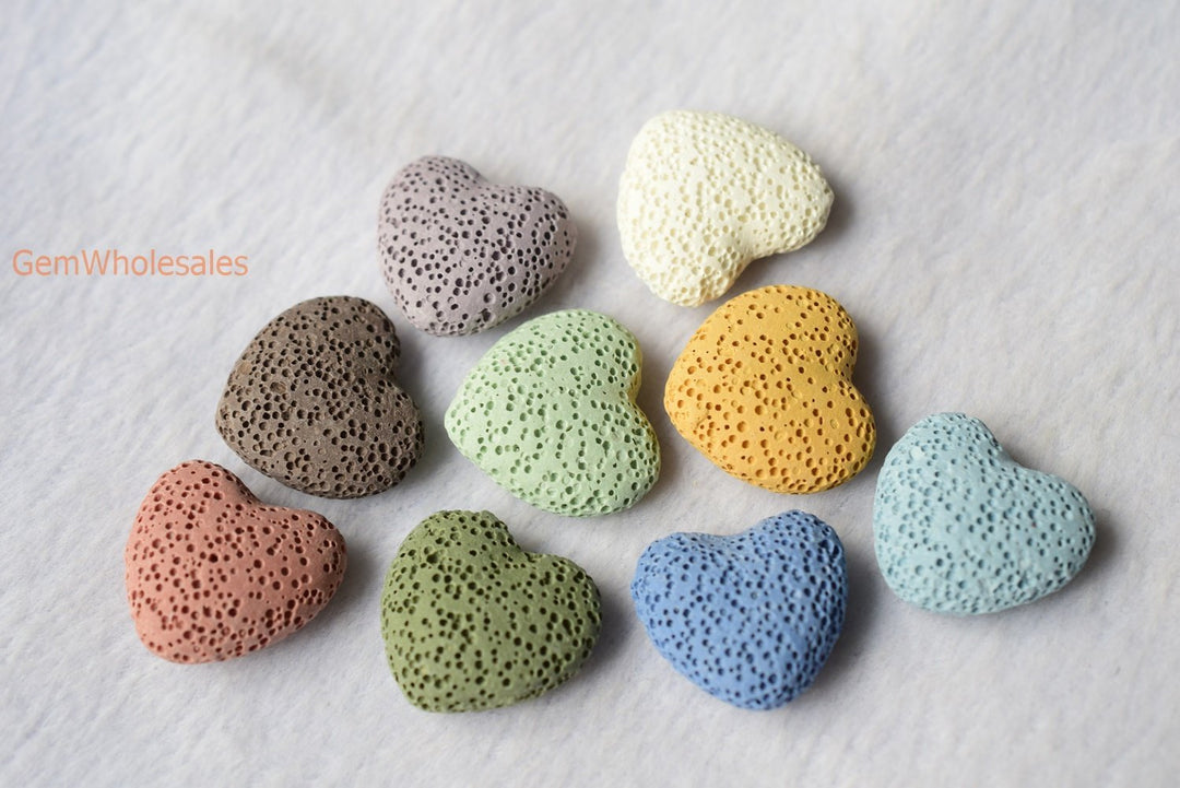 Lava - Heart- beads supplier