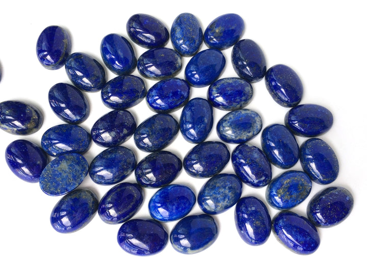 5PCS 13x18mm natural lapis lazuli oval cabochon, blue gemstone pendant