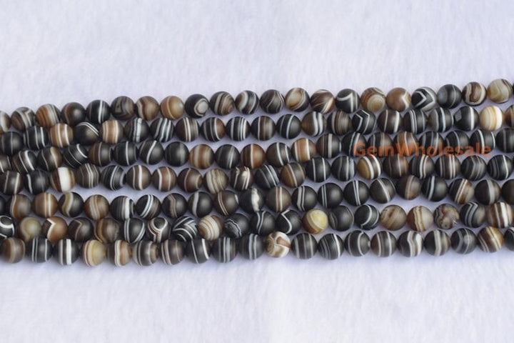 stripe Agate - Round- beads supplier