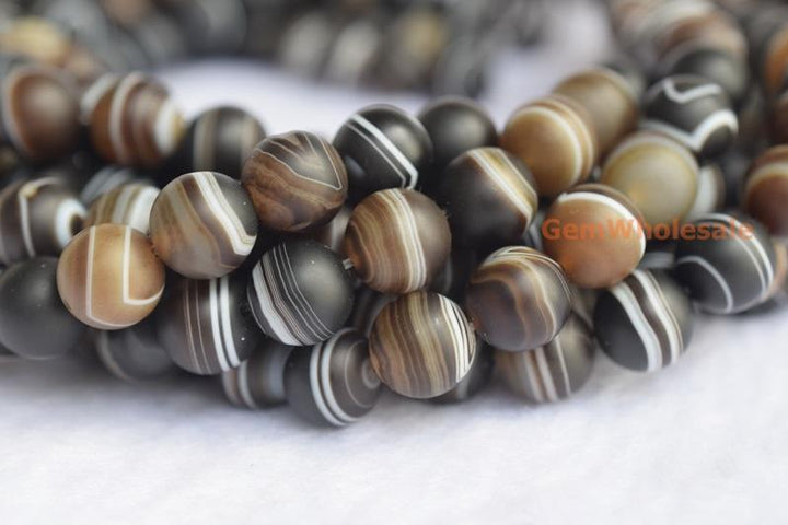 stripe Agate - Round- beads supplier