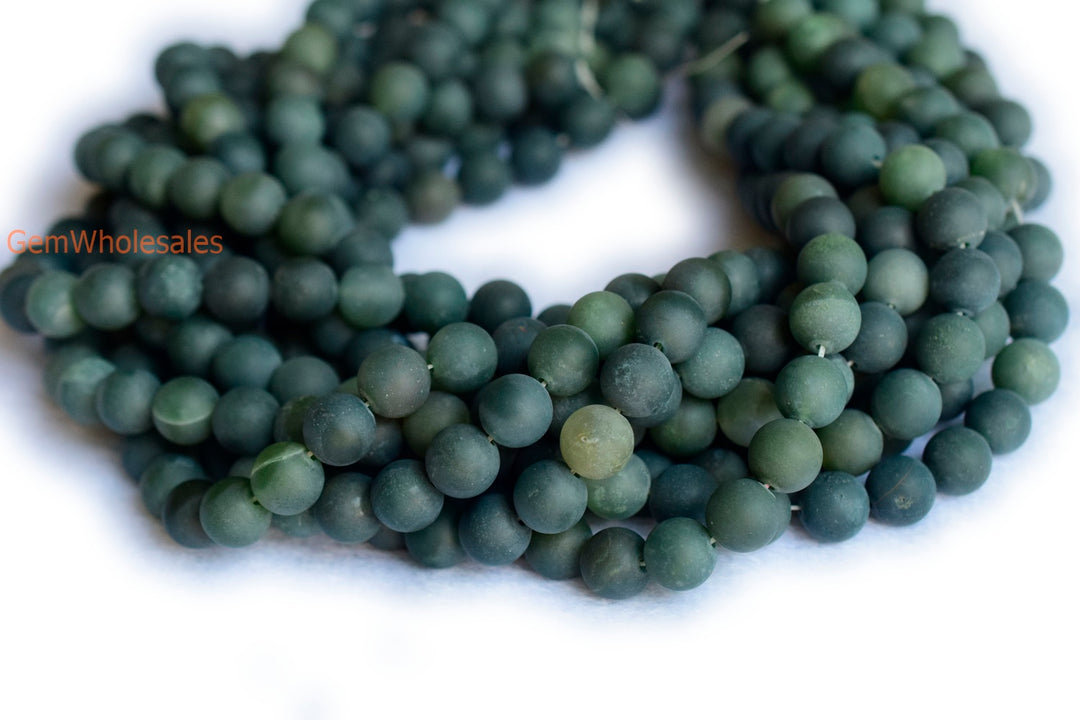 moss Agate - Round- beads supplier