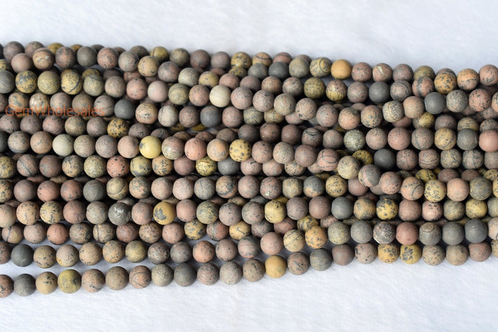 Grass Flower Jasper - Round- beads supplier