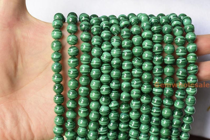 Malachite - Round- beads supplier