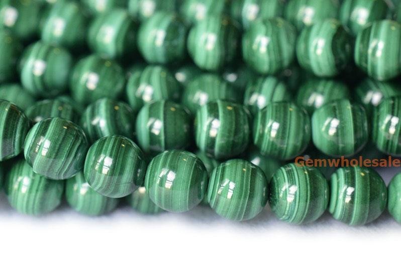 Malachite - Round- beads supplier