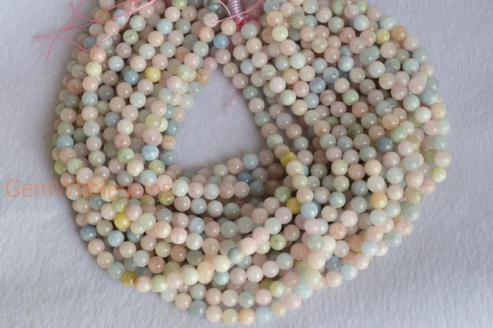 Morganite - Round- beads supplier