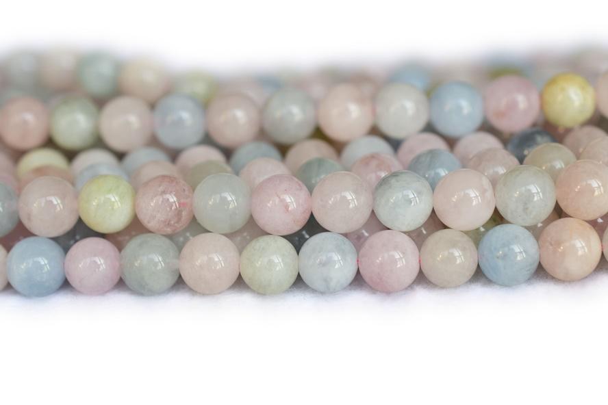 Morganite - Round- beads supplier