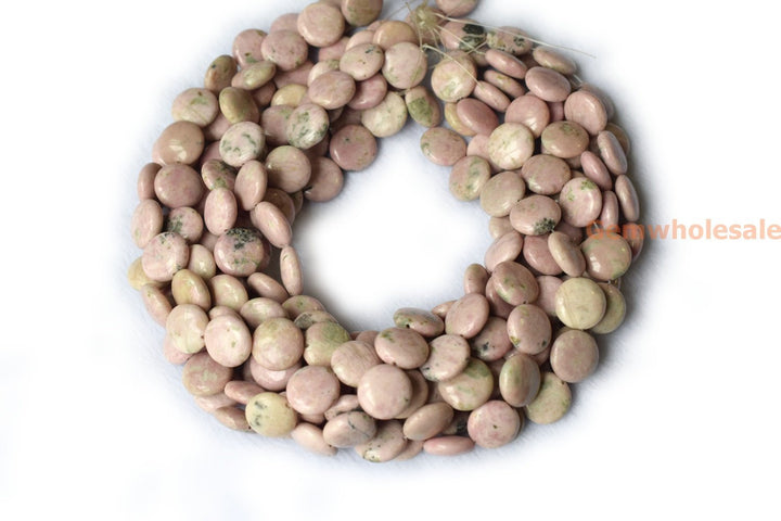 Rhodonite - Coin- beads supplier