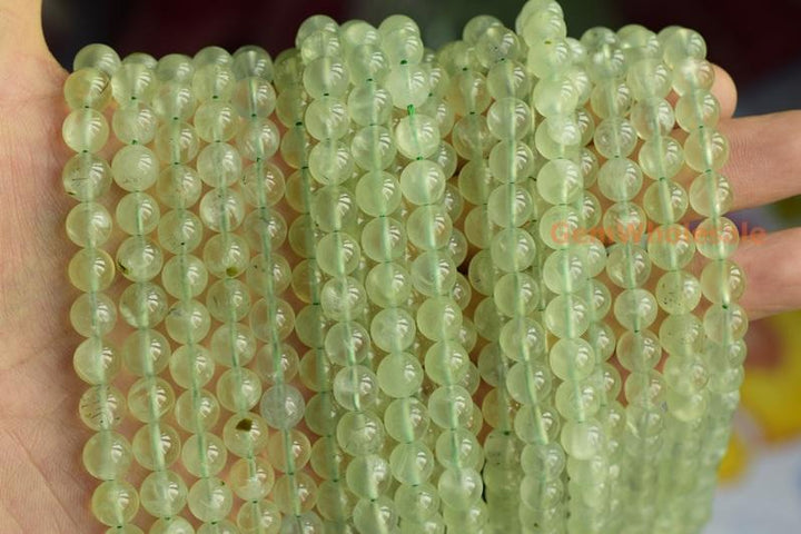 Prehnite - Round- beads supplier
