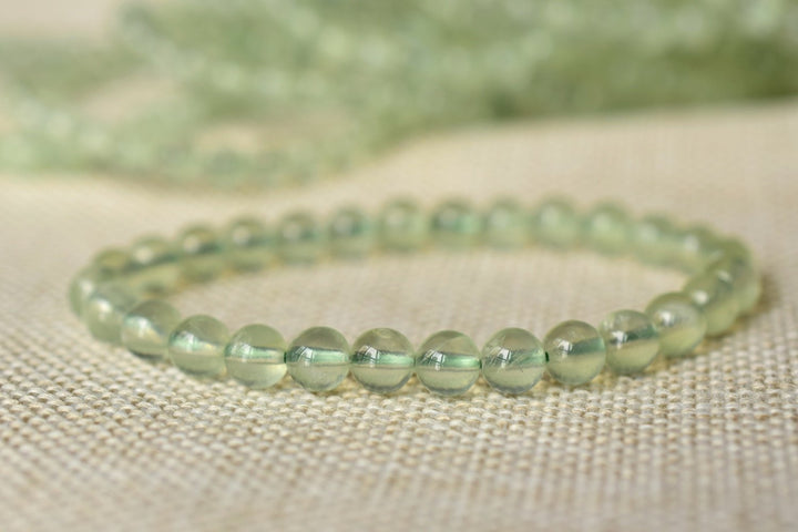 Prehnite - Round- beads supplier