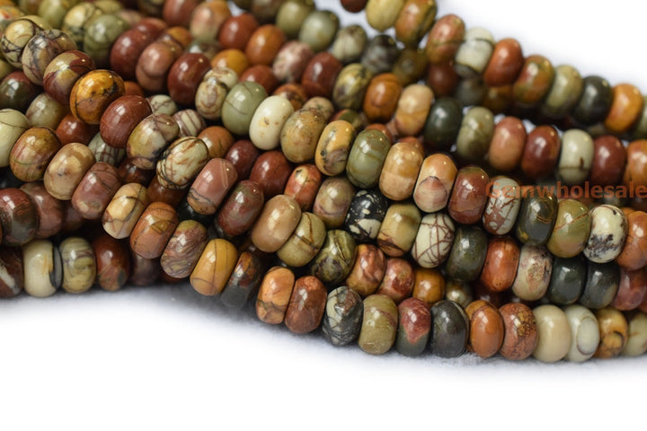 Picasso Jasper - Rondelle- beads supplier