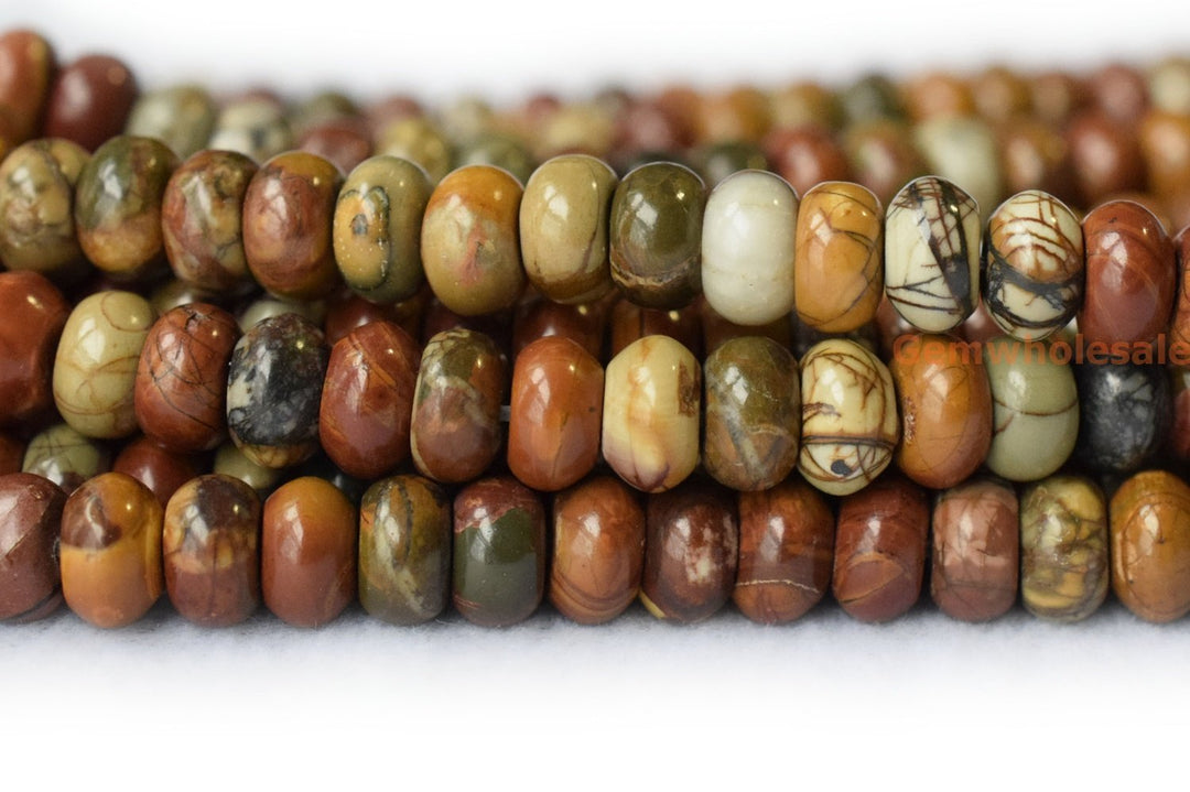 Picasso Jasper - Rondelle- beads supplier