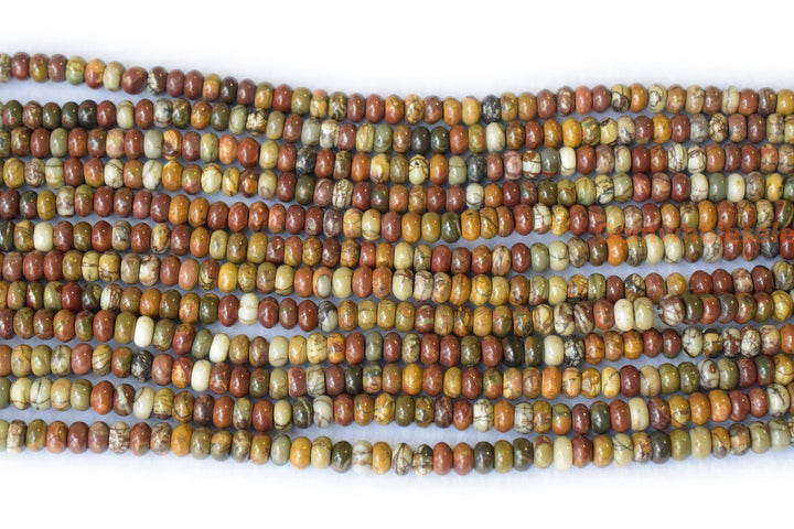 Picasso Jasper - Rondelle- beads supplier