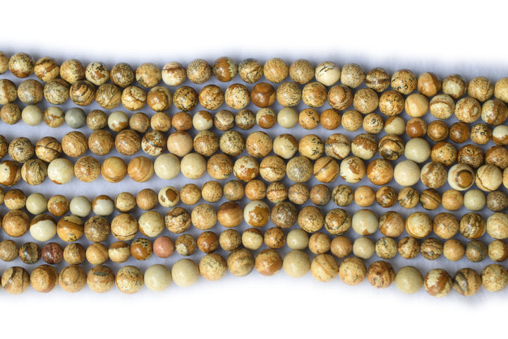 Picture stone - Round- beads supplier