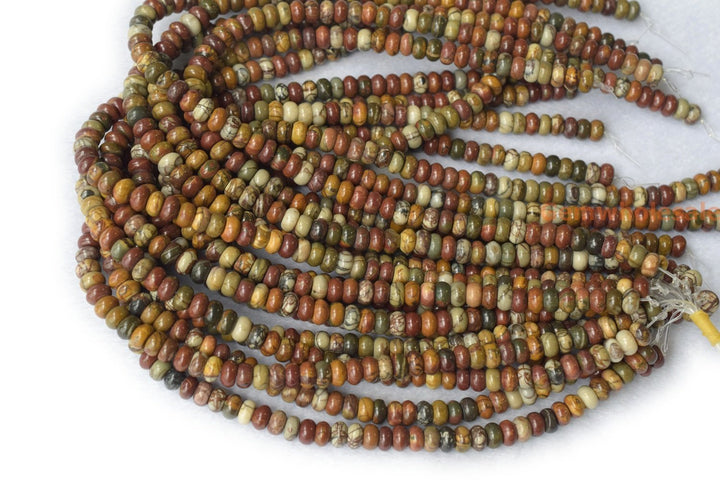 Picasso Jasper - Rondelle- beads supplier