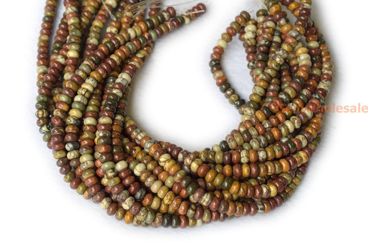 Picasso Jasper - Rondelle- beads supplier