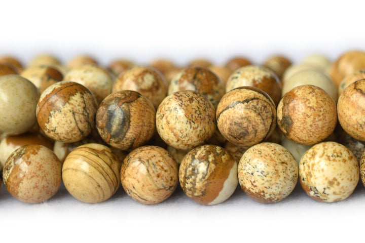Picture stone - Round- beads supplier