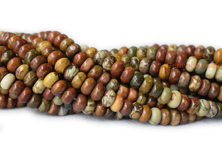 Picasso Jasper - Rondelle- beads supplier