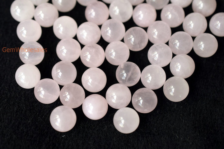 rose quartz - Round- beads supplier
