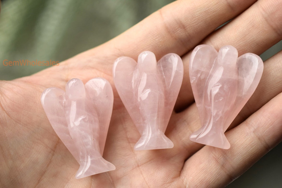 Rose quartz - Angel- beads supplier