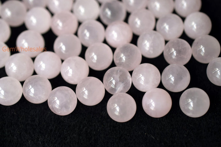 rose quartz - Round- beads supplier