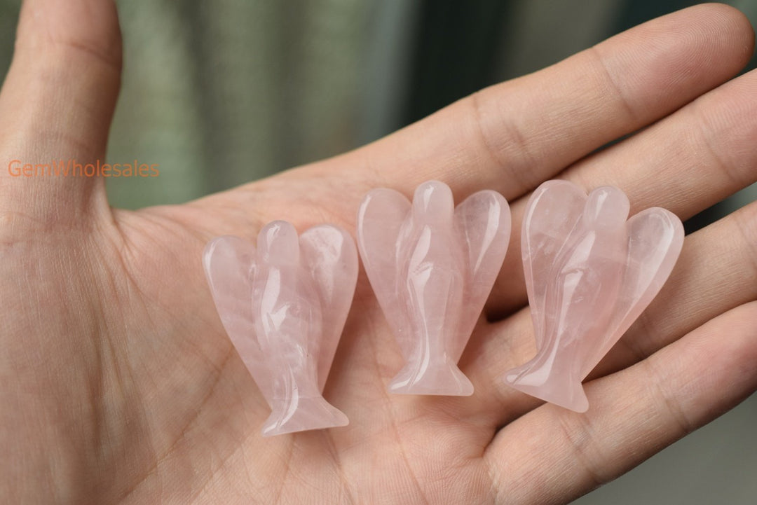 Rose quartz - Angel- beads supplier