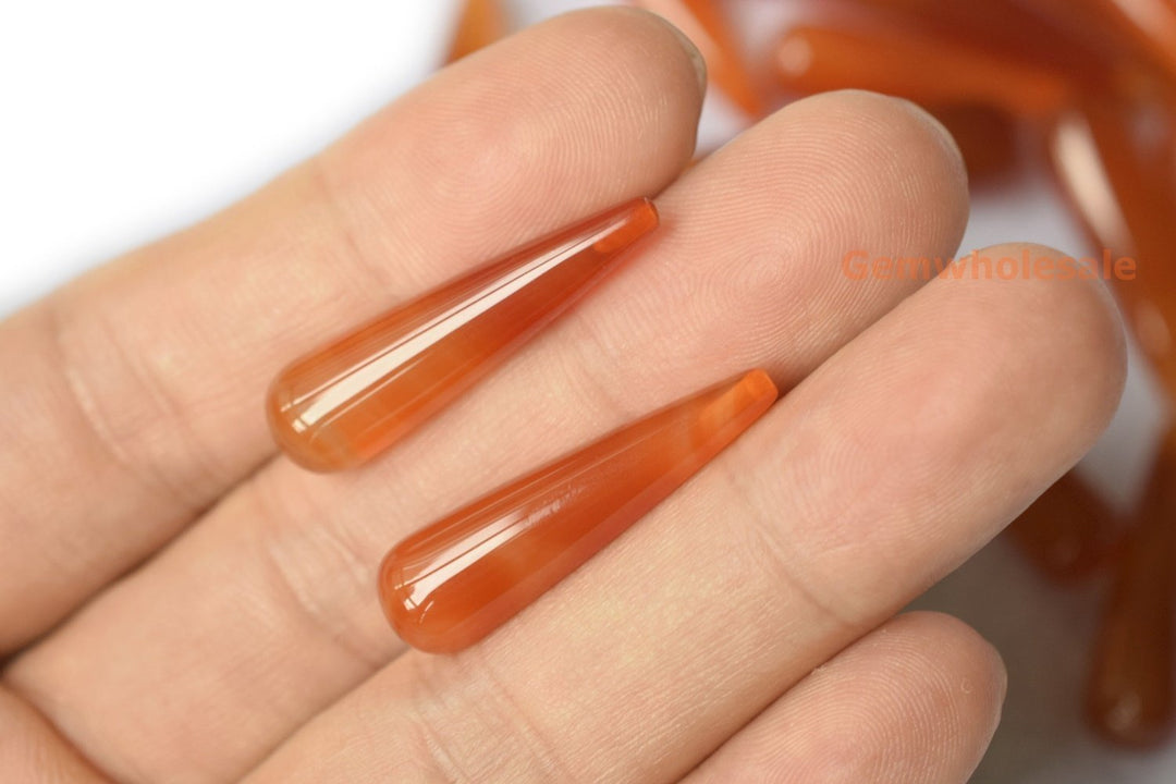 Carnelian - Teardrop- beads supplier