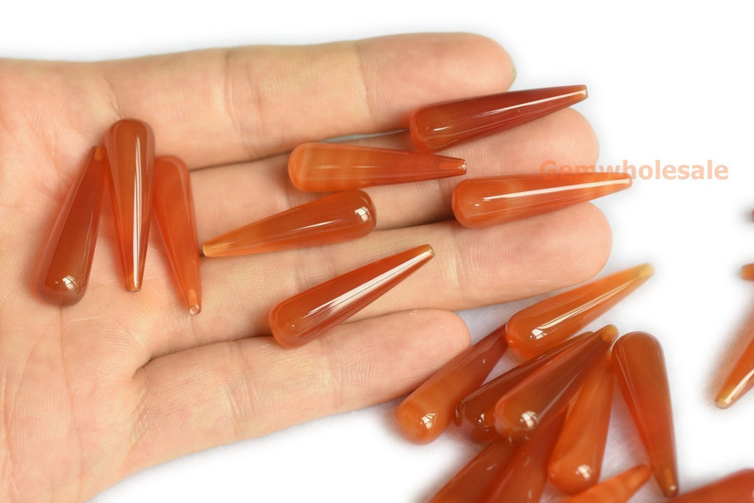 Carnelian - Teardrop- beads supplier