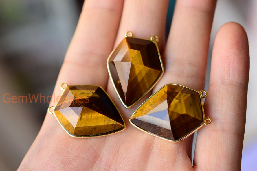 Yellow tiger eye - Cabochon- beads supplier