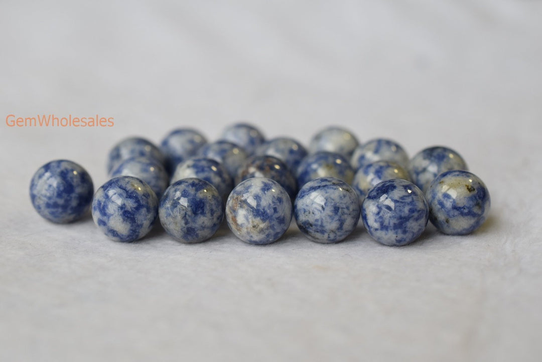 blue spot stone - Round- beads supplier