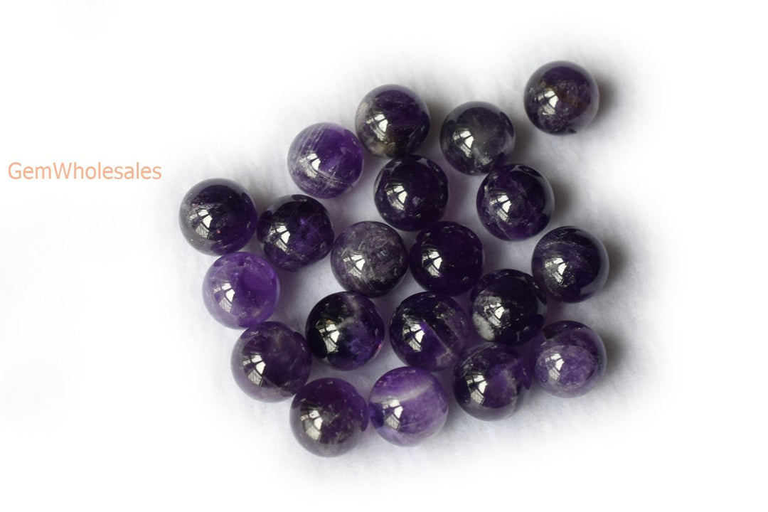Amethyst - Round- beads supplier