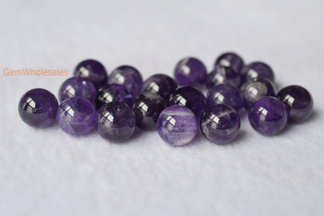 Amethyst - Round- beads supplier