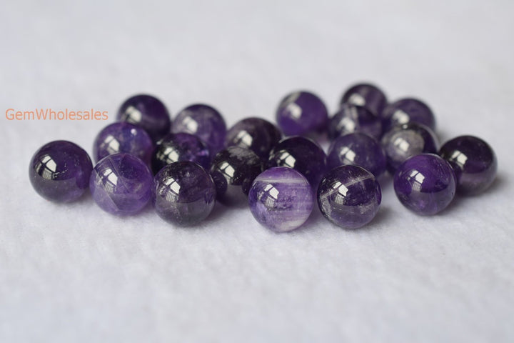 Amethyst - Round- beads supplier