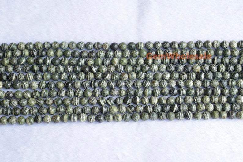 Zebra Jasper - Round- beads supplier