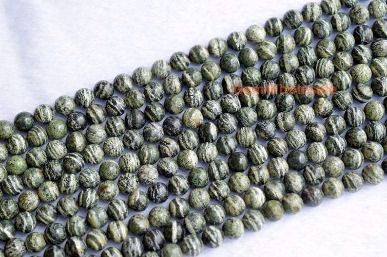 Zebra Jasper - Round- beads supplier