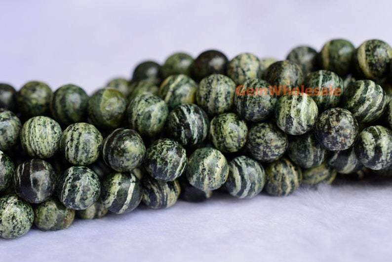 Zebra Jasper - Round- beads supplier