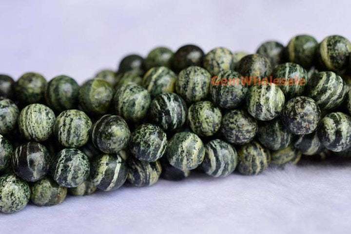 Zebra Jasper - Round- beads supplier
