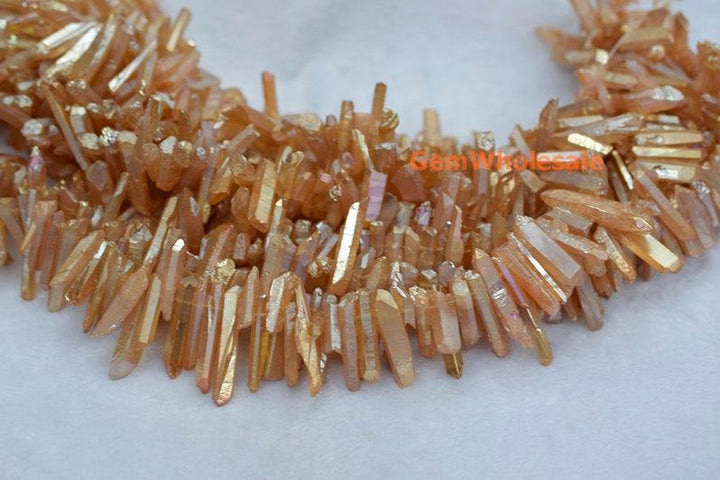 Rough quartz - Spike- beads supplier