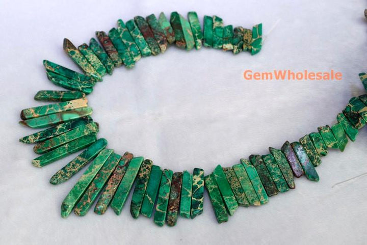 Sediment,impression jasper,emperor jasper,Aqua terra jasper - Triangle- beads supplier