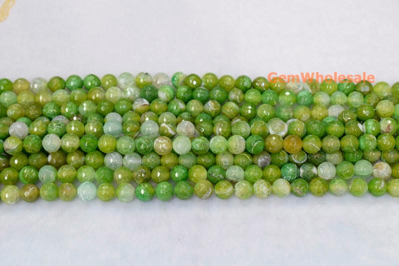 fire Agate - Round- beads supplier
