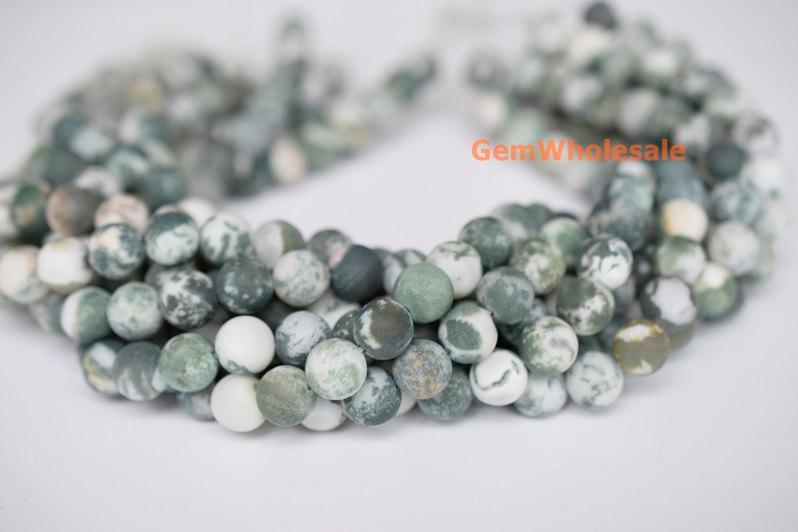 tree Agate - Round- beads supplier