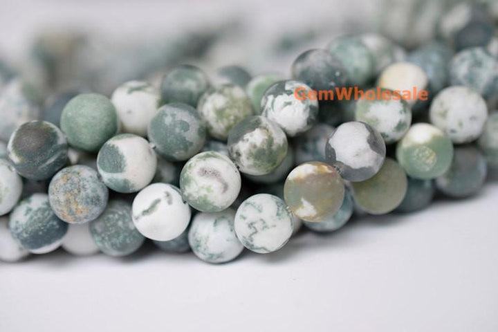 tree Agate - Round- beads supplier